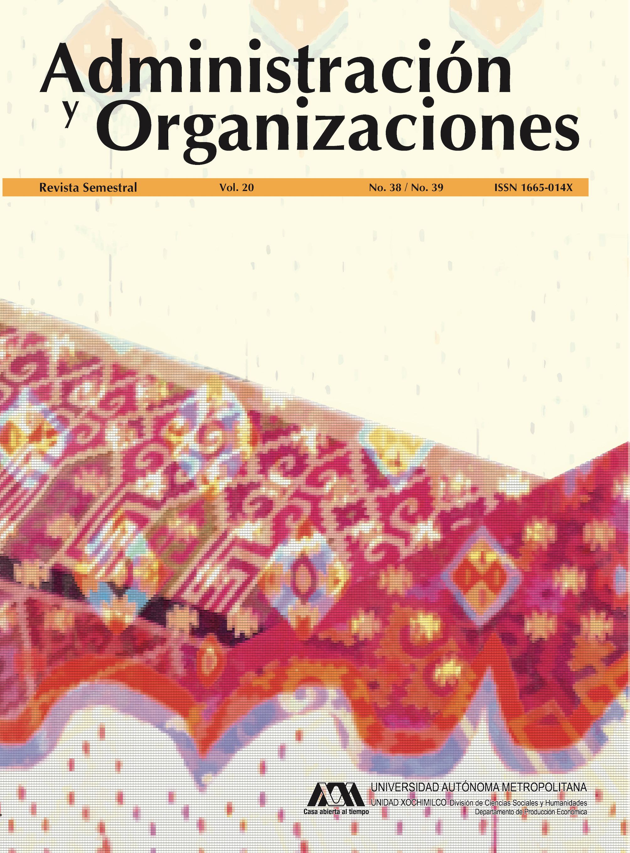 					View Vol. 20 No. 38-39 (20): Administración y Organizaciones
				