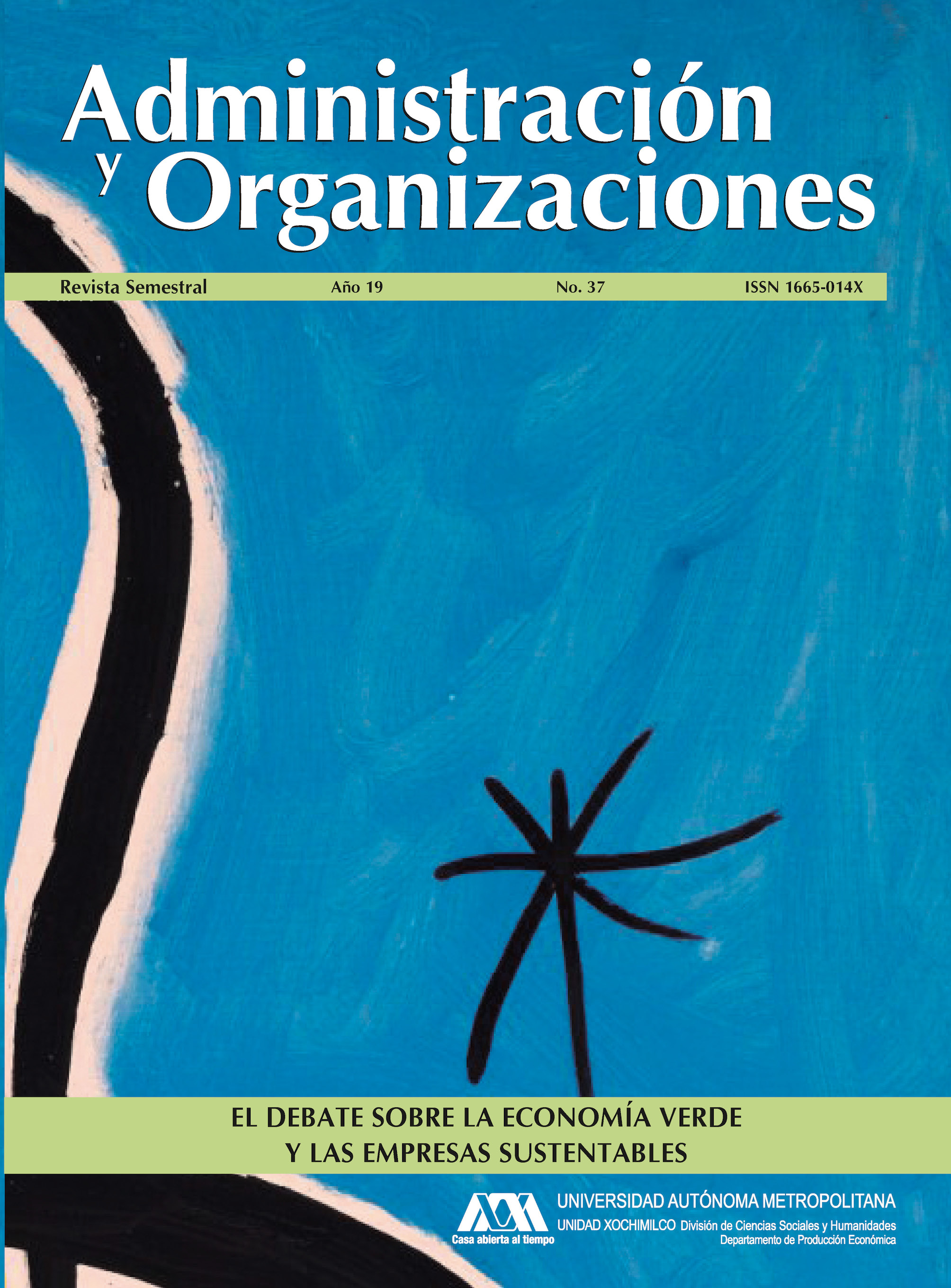 					View Vol. 19 No. 37 (19): Administración y Organizaciones
				