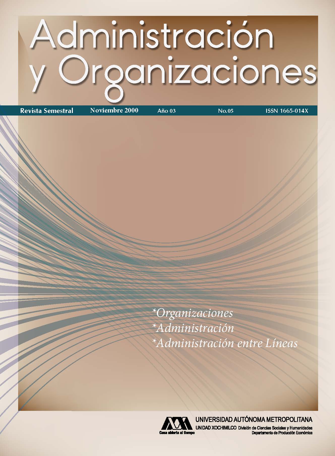 					Ver Vol. 3 Núm. 05 (3): Administración y Organizaciones
				