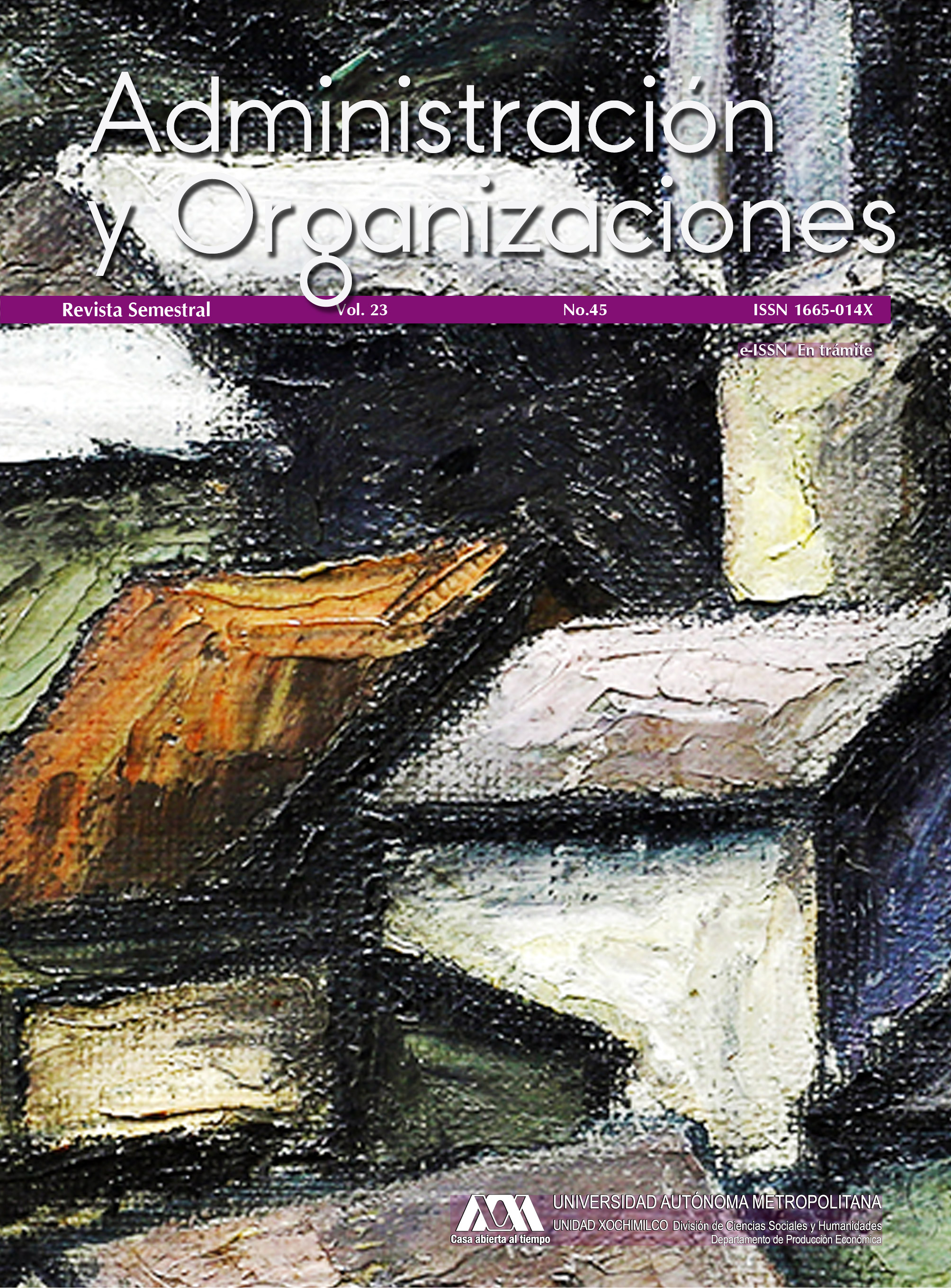 					Ver Vol. 23 Núm. 45 (23): Administración y Organizaciones
				