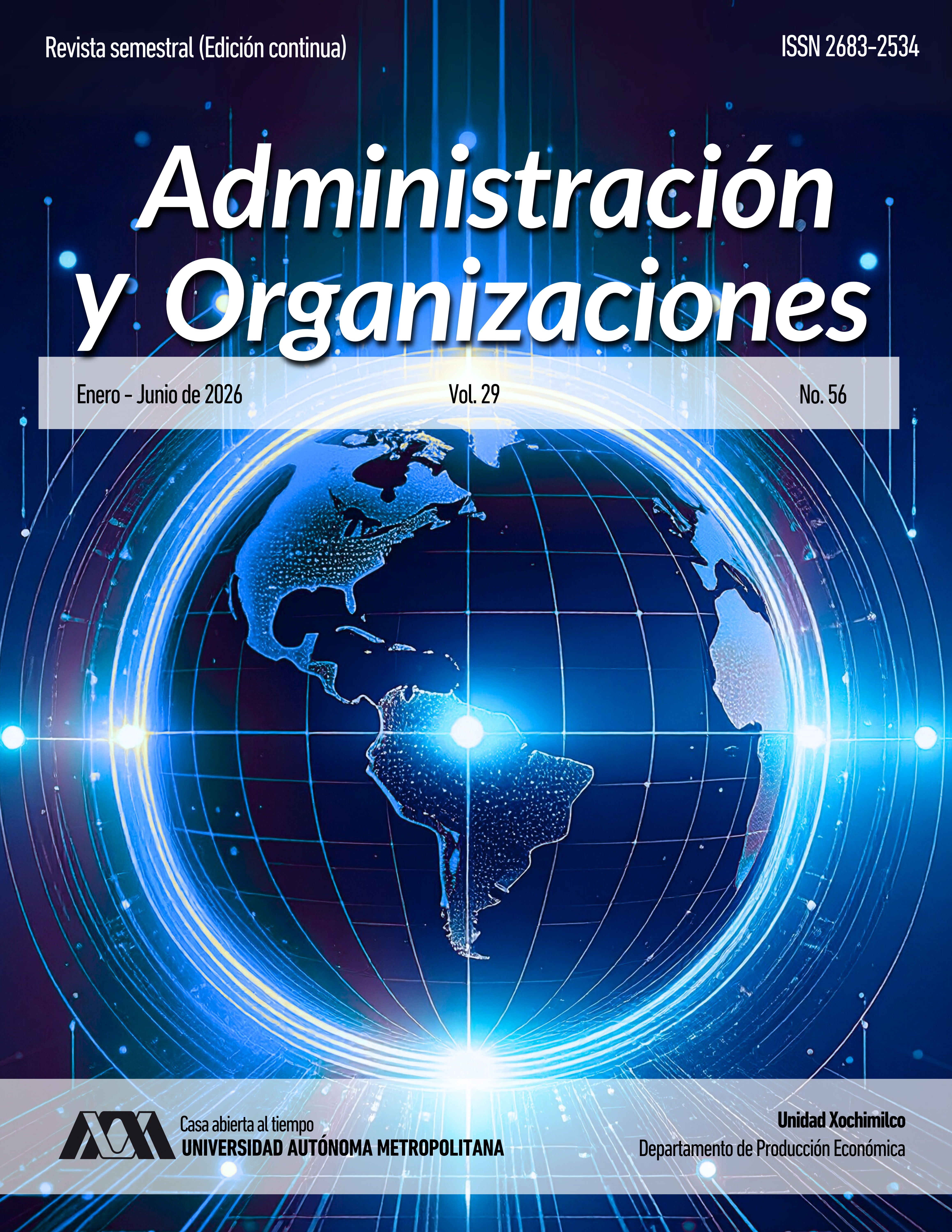 					View Vol. 29 No. 56 (2026): Administración y Organizaciones (Edición Continua)
				